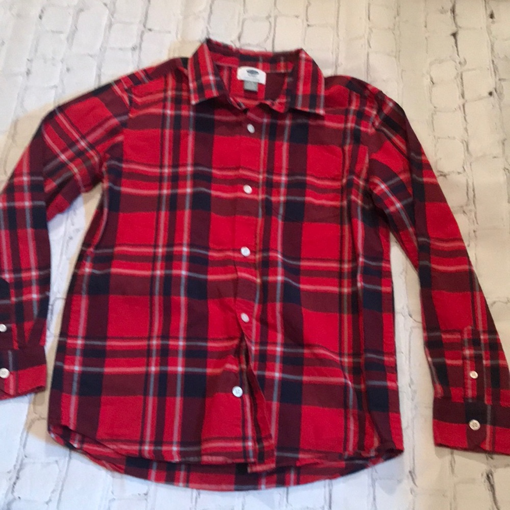 Old navy button down. EUC. Sz L youth